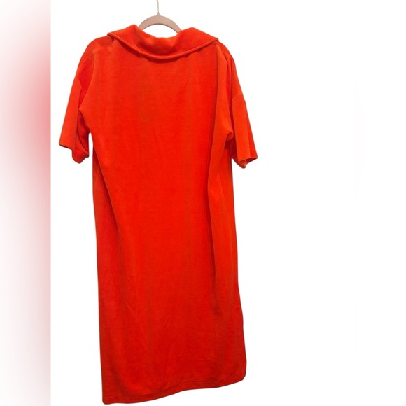 Vero Moda Bright Orange Midi Dress - Picture 2 of 5